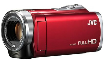 【中古】【1ヶ月保証】 ビデオカメラ JVCKENWOOD Everio 60倍ダイナミックズーム レッド GZ-E109-R|カメラのヒデヨシ 店