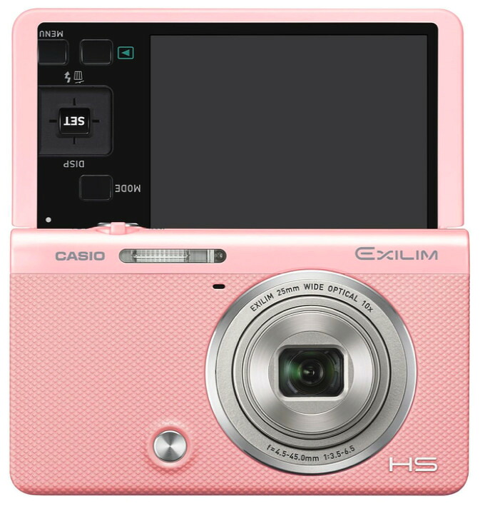 【中古】【1ヶ月引き受ける】カシオ CASIO EXILIM EX-ZR70PK 「自分自身撮りチルト液晶」 「メイクアップ\u0026セルフィーアート」 EXZR70 サクラ色