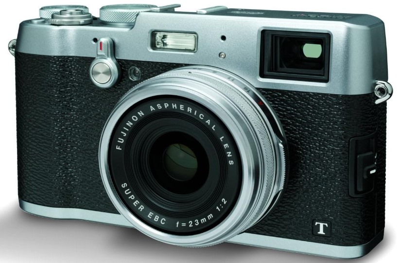【中古】【1ヶ月引きうける】 富士フイルム FUJIFILM X100T しろがね色 FX-X100T S  デジタル写真機