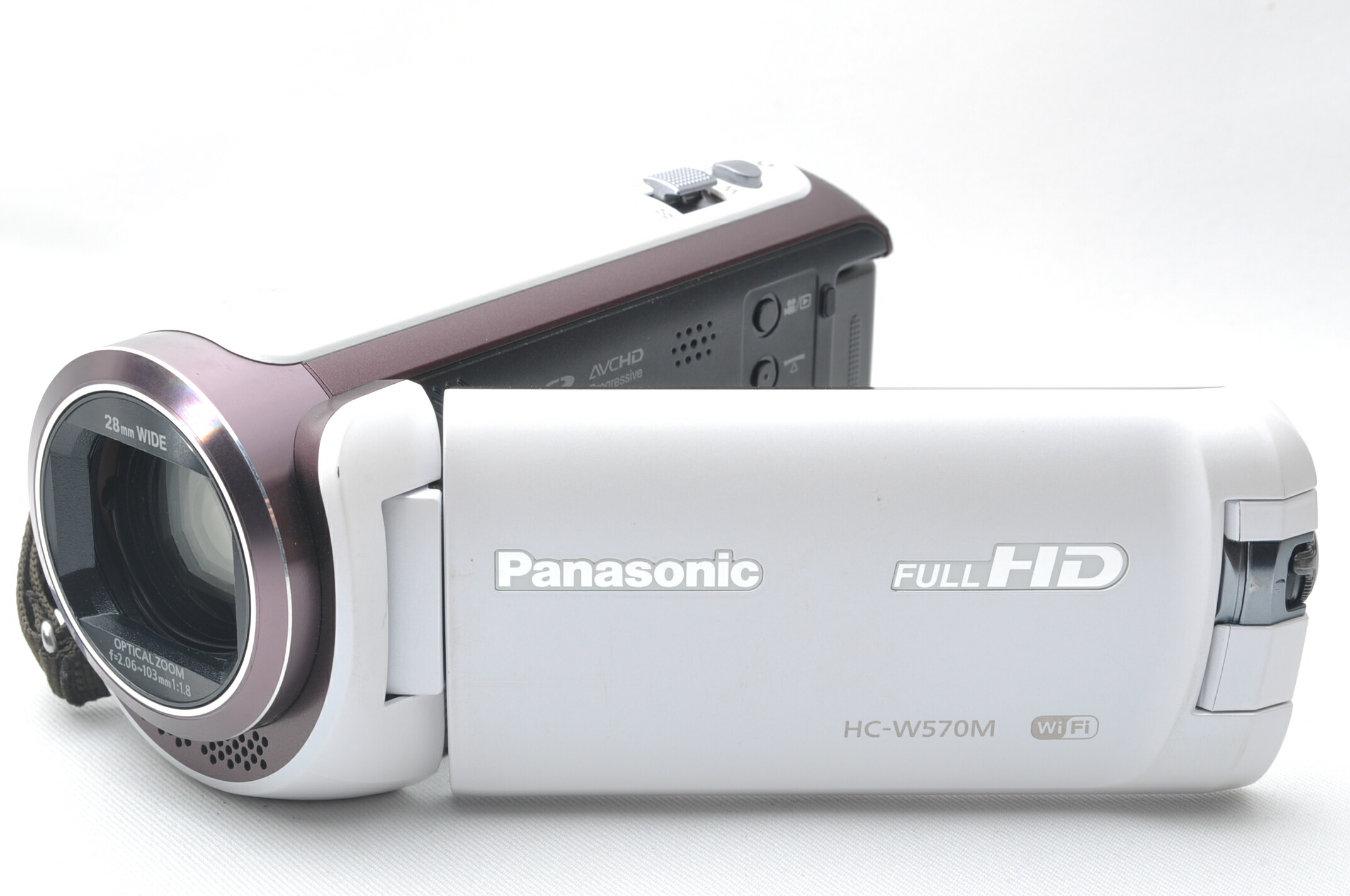 Panasonic HC-W570M-W ホワイト 動作 PANASONIC パナソニック HDビデオ