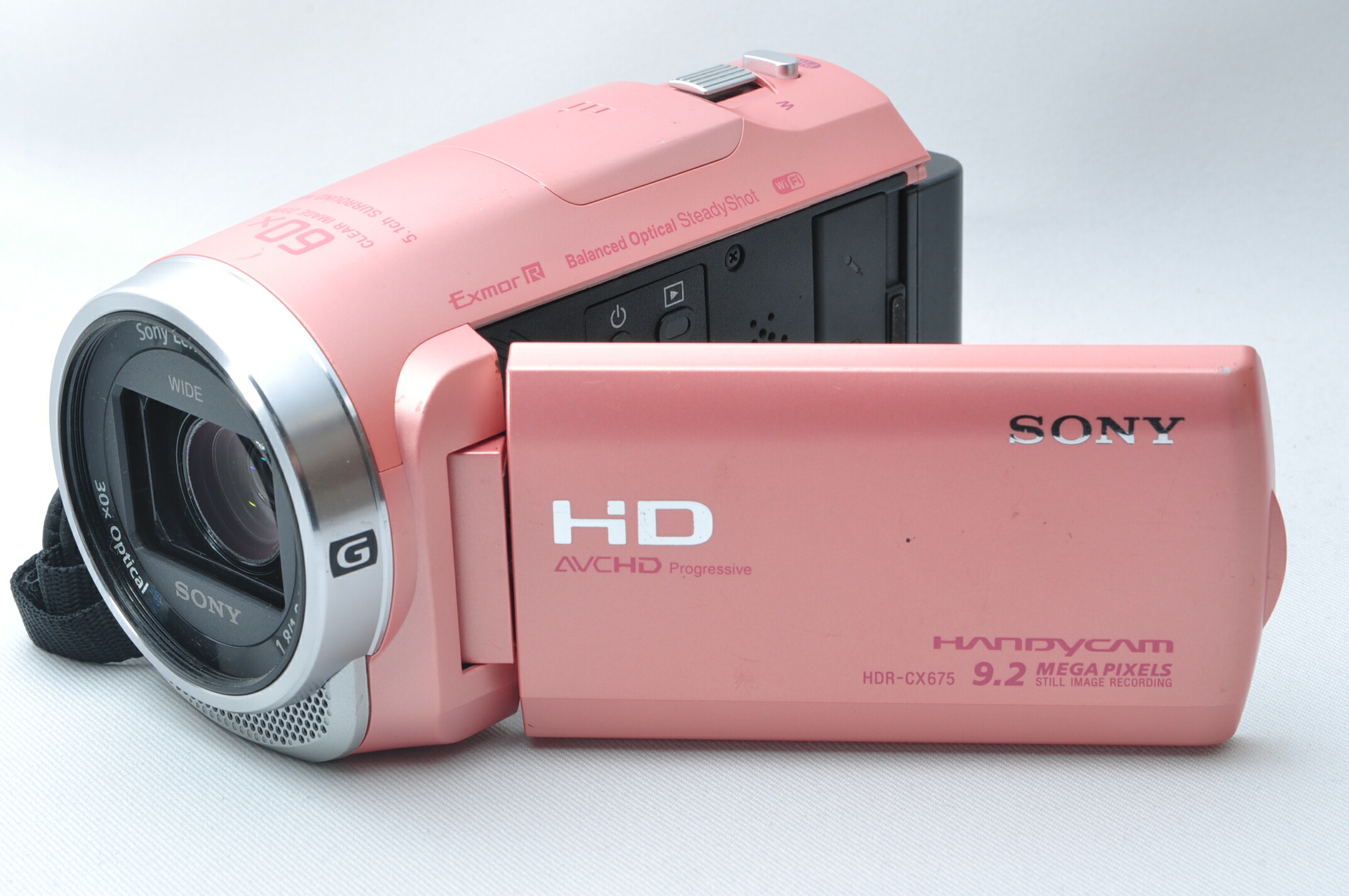【中古】【1ヶ月保証】 ビデオカメラ ソニー SONY HDR-CX675 32GB 光学30倍 ピンク Handycam HDR-CX675 P