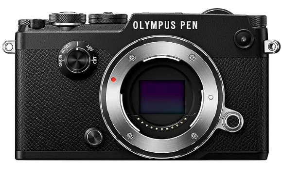【中古】【1ヶ月引きうける】 オリンパス OLYMPUS 鏡鑑受け答え一眼 PEN-F Body BLK