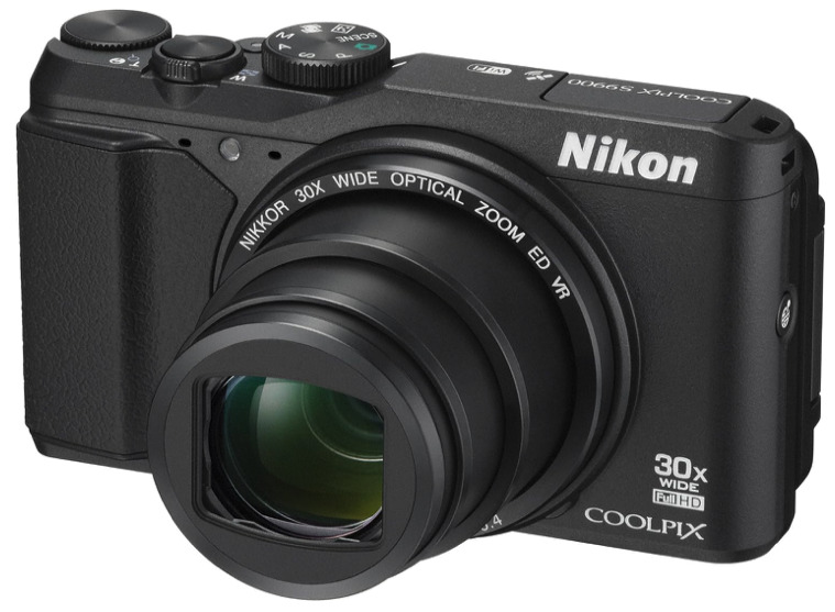 【中古】【1ヶ月引き受ける】 ニコン Nikon COOLPIX S9900 光学30倍 1605万絵素 デジタル写真機 黒いこと S9900BK