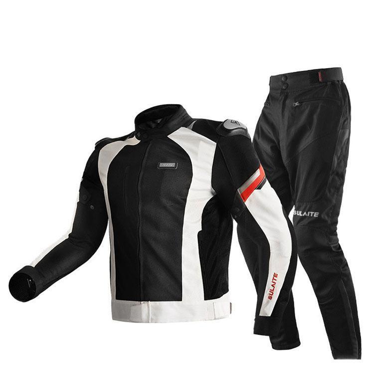 バイクウェア バイクジャケット ライダースジャケット プロテクター装備 レーシング ツーリング バイク用品 防水防風防寒通気|hideyoshi-shop