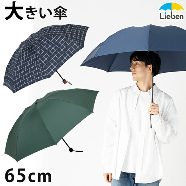 楽天市場】傘 自動開閉 折りたたみ傘 メンズ 特大 70cm×8本骨 大きい傘 グラスファイバー 強い 丈夫 折傘 紳士傘 男性  【LIEBEN-0277】 ori : 傘と日傘専門店リーベン