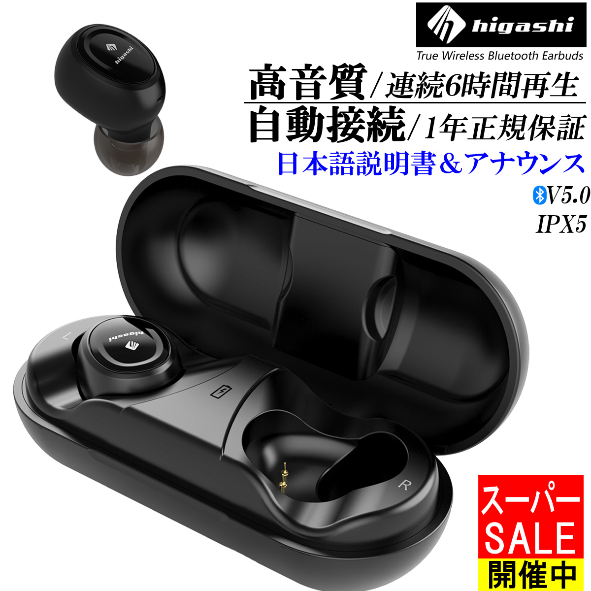 楽天市場 完全ワイヤレスイヤホン M Sounds Bluetooth5 0 Ipx4 防水 Ms Tw2 ワイヤレス イヤホン Bluetooth Iphone 高音質 両耳 防水 スポーツ ランニング Hamee ハミィ