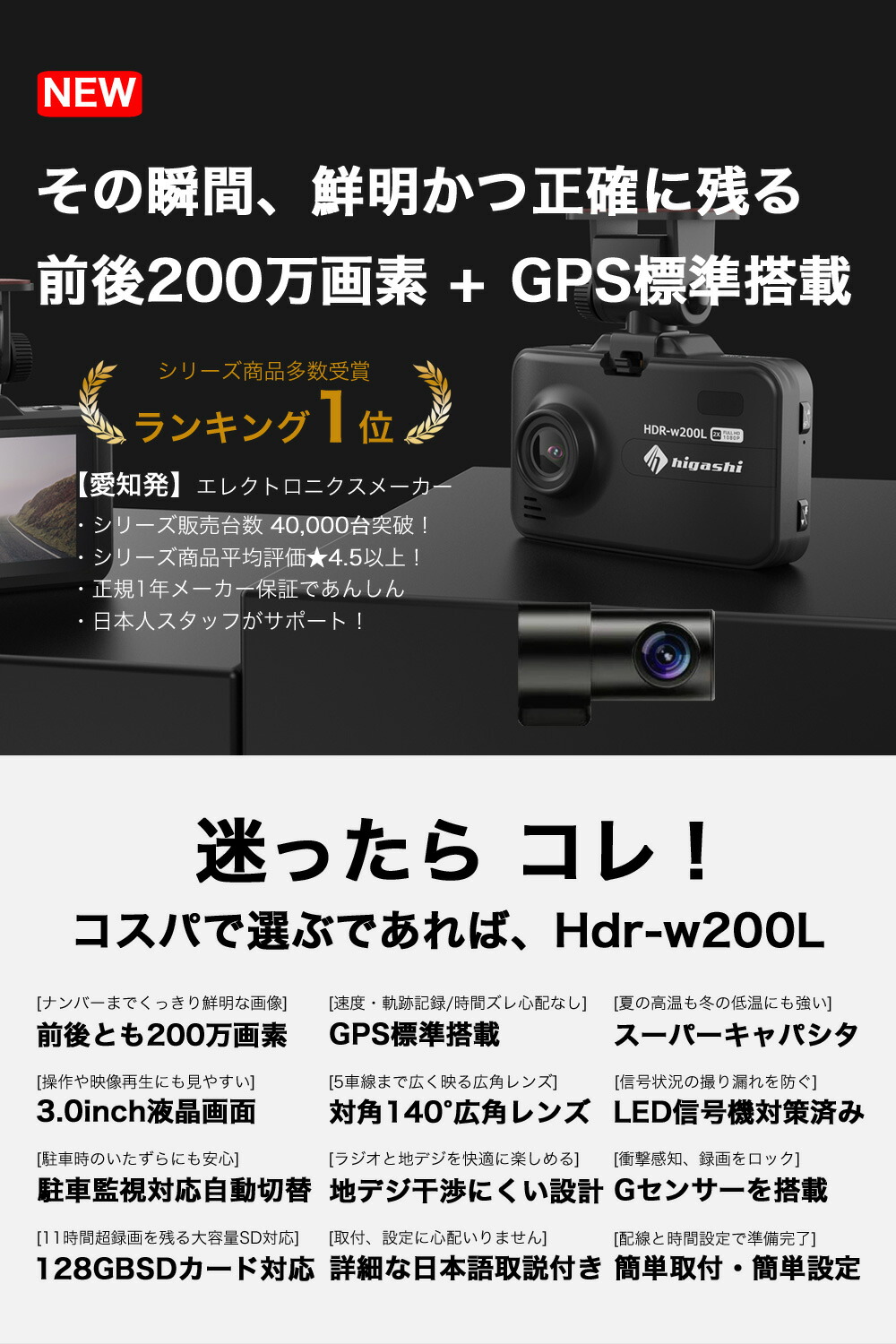 21最新エディション コスパ最強例 運転レコーダ 前後2スチルカメラ 前後 0一万絵素 ドラレコ フルhd 高画質 Gps乗せる Wdr パーク守護 フィット 広角 外乱打つ手済 Ledシグナル潮合い対策 受けが良いこと 易い 据え付け 貨物輸送無料 Hdr W0l Casonalospinos Cl