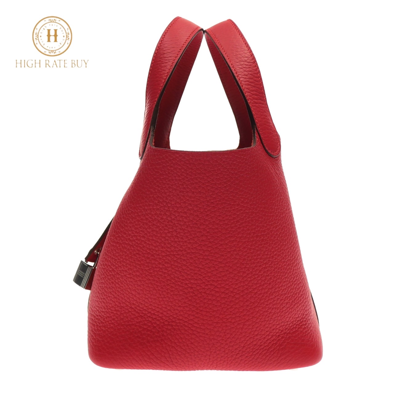【新品】HERMES エルメス ピコタンロック PM 18 トリヨンクレマンス W刻 2024年 ルージュラデュー レッド シルバー金具 レディース ハンドバッグ カーフレザー CUIR Picotin Lock Taurillon Clemence Handbag｜ハイレートバイ 店