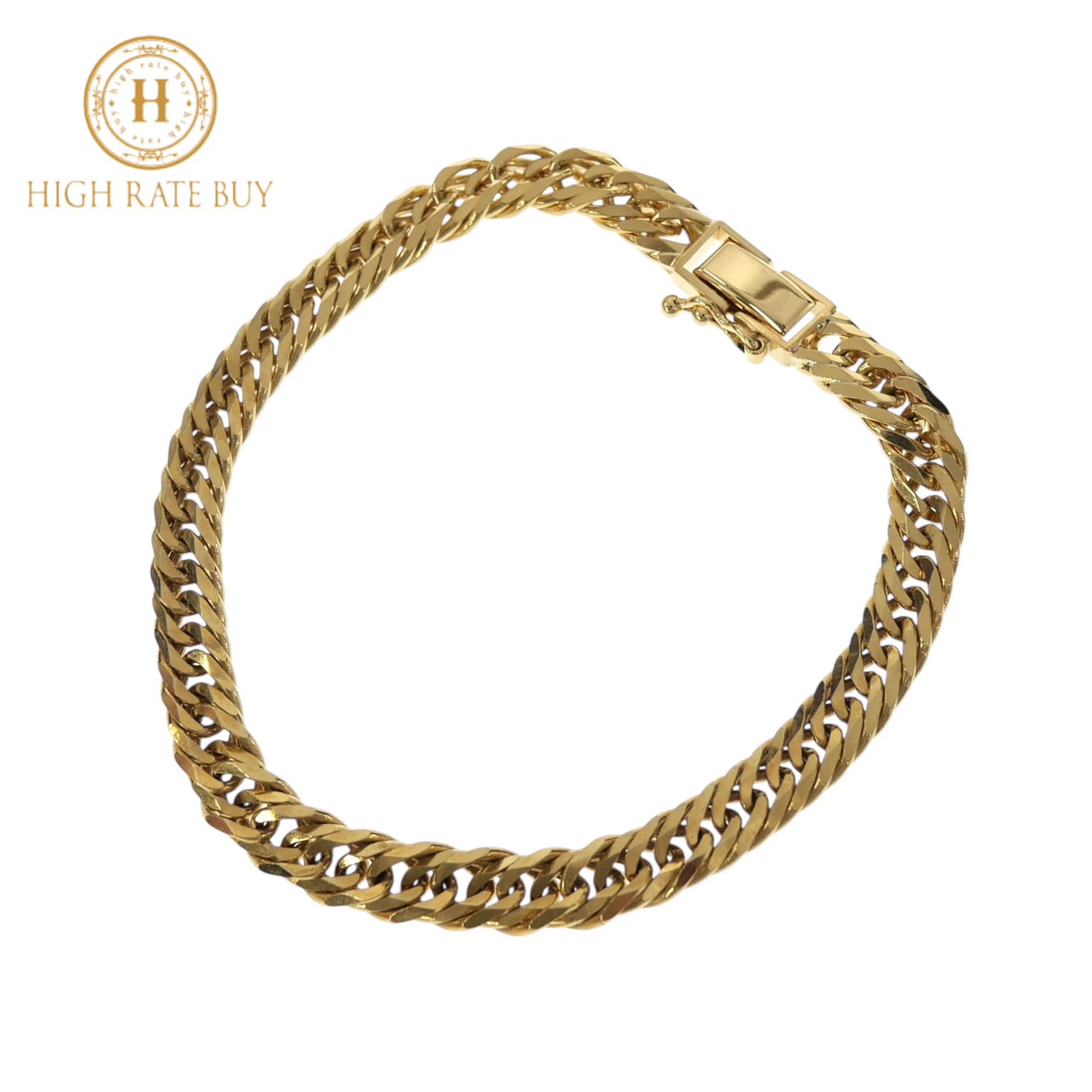 楽天市場】【新品】喜平ブレスレット K18 18金 750 6面ダブル 20.5g