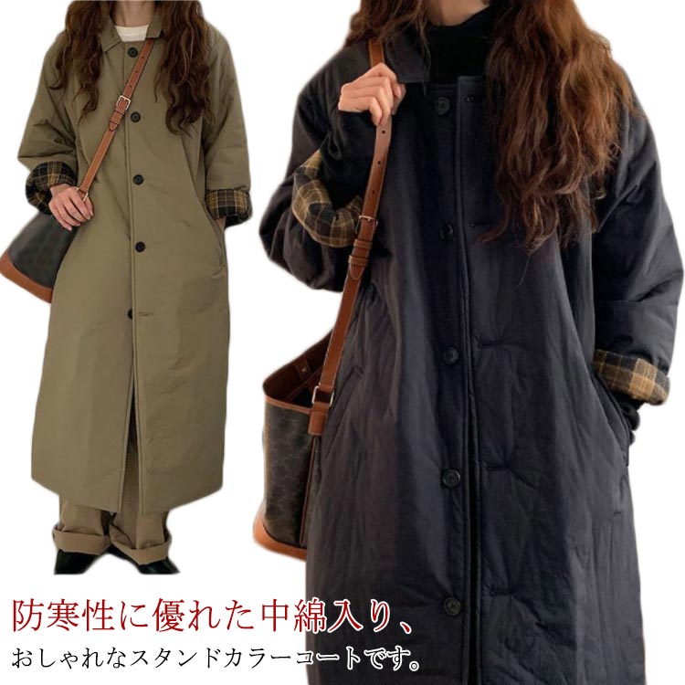 未使用級 TOMBOLINI 中綿 ステンカラーコート REDA生地52 セール】撥水中綿ステンカラーコート【サスティナブル】（ステン