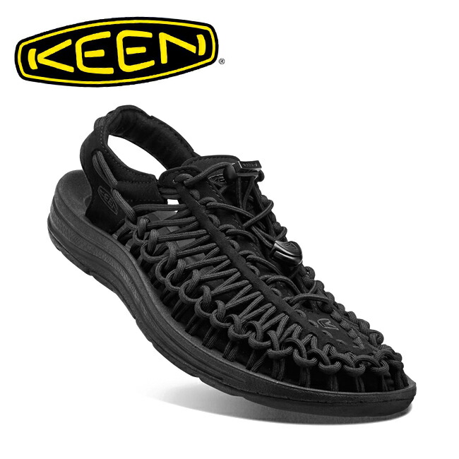 【14日20時～17日9時59分まで使用可能なクーポン配布中】●KEEN キーン UNEEK ユニーク BLACK/BLACK 1014099 【サンダル ウィメンズ レディース アウトドア レジャー】
