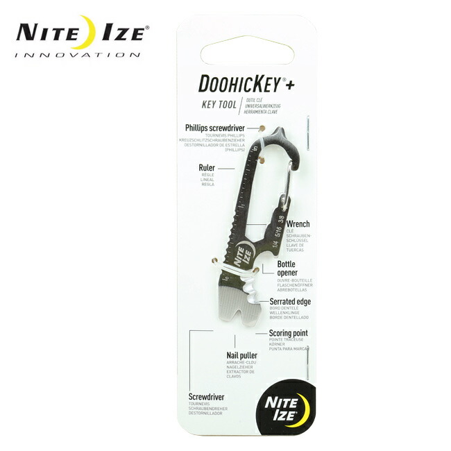 楽天市場 Nite Ize ナイトアイズ ドゥーヒッキー キーツールプラス Ni Kmtse 11 R3 カラビナ アウトドア キャンプ 雑貨 メール便 代引不可 Highball