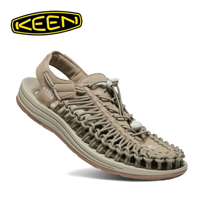 ●KEEN キーン UNEEK ユニーク Timberwolf/Plaza Taupe 1025169 【サンダル メンズ アウトドア レジャー 川 海】