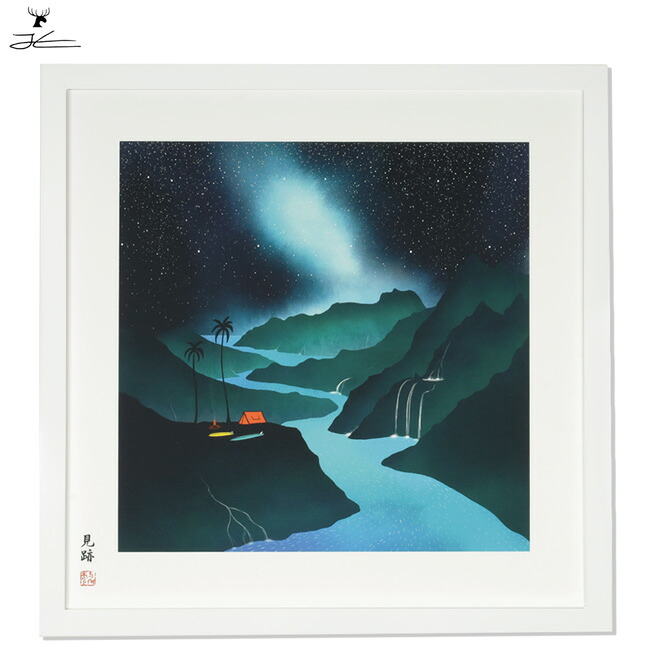 クーポン配布●JONAS CLAESSON ジョナスクレアッソン 「十牛図」見跡 The Path L(610&times;610mm) 【絵 アート イラスト インテリア 雑貨】｜Highball