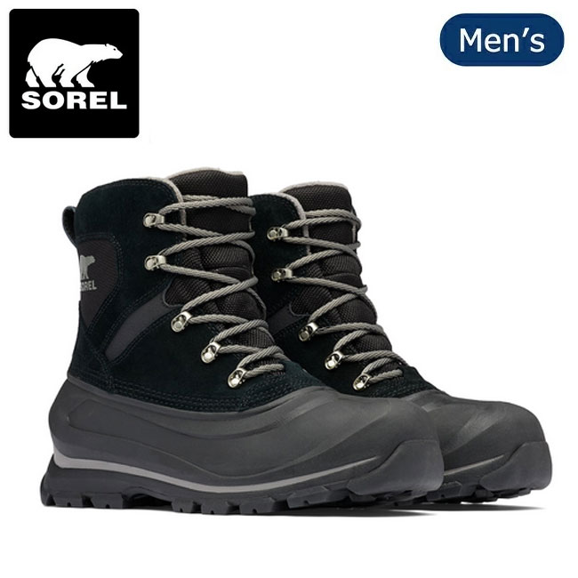 ●SOREL ソレル BUXTON LACE BOOT WP バクストンレースブーツウォータープルーフ NM5081 【 靴 ブーツ メンズ 保温 防水 防滑 】