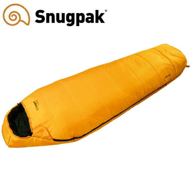 【14日20時～17日9時59分まで使用可能なクーポン配布中】●Snugpak スナグパック スリーパーエクストリーム マミー ショート ライトジップ Yellow SP13275YL 【 寝袋 シュラフ 秋冬シーズン キャンプ アウトドア 】