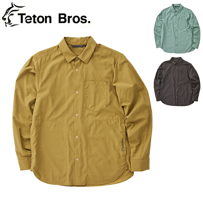 ●TETON BROS ティートンブロス Journey L/S Shirt ジャーニーロングスリーブシャツ TB251-14 【 長袖 トップス アウトドア 】｜Highball