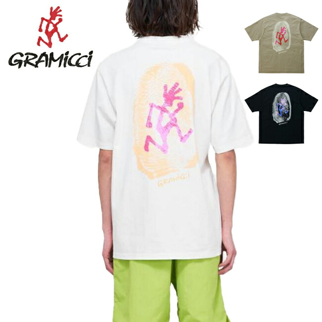 【14日20時～17日9時59分まで使用可能なクーポン配布中】●Gramicci グラミチ THUMBPRINT TEE サムプリントTシャツ G5SU-T174 【 アウトドア 半袖 トップス オールシーズン ユニセックス 】【メール便・代引不可】 6,160円