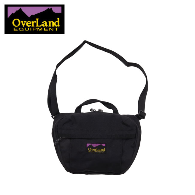 【4/4 20:00～4/10 23:59限定クーポン配布中】●OverLand EQUIPMENT オーバーランドイクイップメント MINI SHOULDER ミニショルダー Black OL-252003 【 ミニバッグ コンパクト フェス トラベル 旅行 アウトドア キャンプ 】