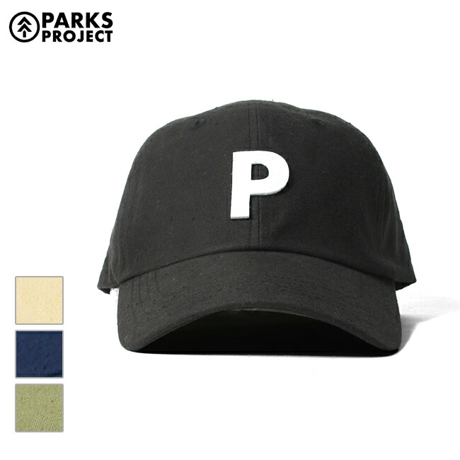 ●PARKS PROJECT パークスプロジェクト Organic Cotton Wappen 6P Cap オーガニックコットンワッペン6Pキャップ PP24SS-032 【 帽子 日除け ハイキング フェス トラベル 旅行 キャンプ アウトドア 】