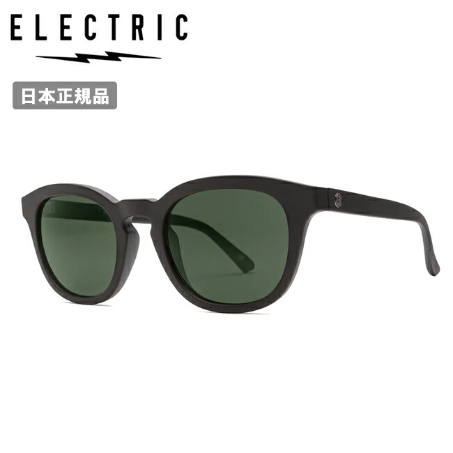 ●ELECTRIC エレクトリック Bellevue - Matte Black/HT Green Polar Pro [Asian Fit] EE19801087 【 日本正規品 サングラス 海 アウトドア キャンプ フェス 偏光レンズ Polarized Pro ブルーライトカット アジアンフィット 】