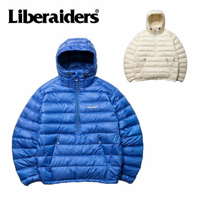 【4/4 20:00～4/10 23:59限定クーポン配布中】●Liberaiders リベレイダース DOWN HALF ZIP HOODIE ダウンハーフジップフーディ 770092503 【 アウター 防寒 撥水 軽量 キャンプ アウトドア 】