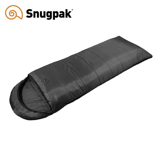 クーポン配布●Snugpak スナグパック ベースキャンプ スリープシステム スクエア ライトジップ グレー&times;ブラック SP14715GB 【 寝袋 シュラフ 軽量 撥水 通気性 吸汗性 速乾性 封筒型 キャンプ アウトドア 】｜Highball