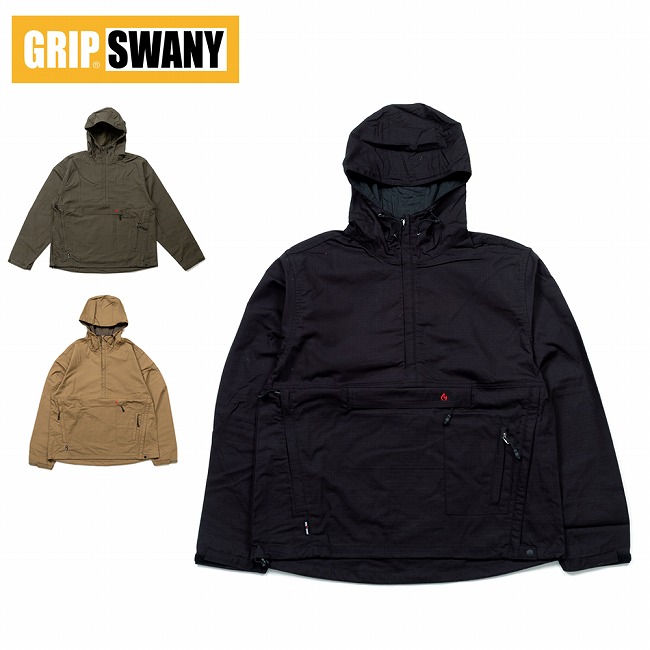 【4/4 20:00～4/10 23:59限定クーポン配布中】●GRIP SWANY グリップスワニー FIREPROOF GS PULLOVER ファイアプルーフGSプルオーバー GSJ-56 【 アウター 難燃 ファイアーシールド 焚火 BBQ キャンプ アウトドア 】