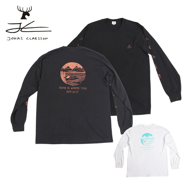 ●JONAS CLAESSON ジョナスクレアッソン ADVENTURE TEE アドベンチャーティー JC-2025FW-P3 【 トップス 長袖 ロンT 綿 コットン キャンプ アウトドア 】【メール便・代引不可】