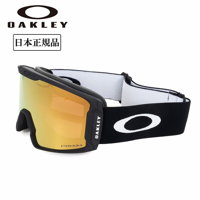 【14日20時～17日9時59分まで使用可能なクーポン配布中】●2026 OAKLEY オークリー Line Miner L ラインマイナー Matte Black / Prizm 24K Iridium OO7070-I6 【 日本正規品 ゴーグル スノーボード スノボ スノボー スキー PRIZM 】
