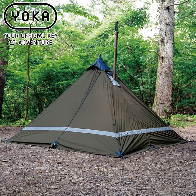 ●YOKA ヨカ YOKA TIPI TYPE2 ヨカティピタイプ2 Dark Khaki 【 テント 1～2人用 キャンプ アウトドア 】