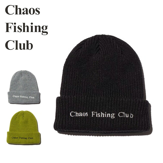 ●Chaos Fishing Club カオスフィッシングクラブ Logo Watch Cap ロゴワッチキャップ CFC-25AW-CAP02 【 帽子 ニット帽 ビーニー キャンプ アウトドア 】