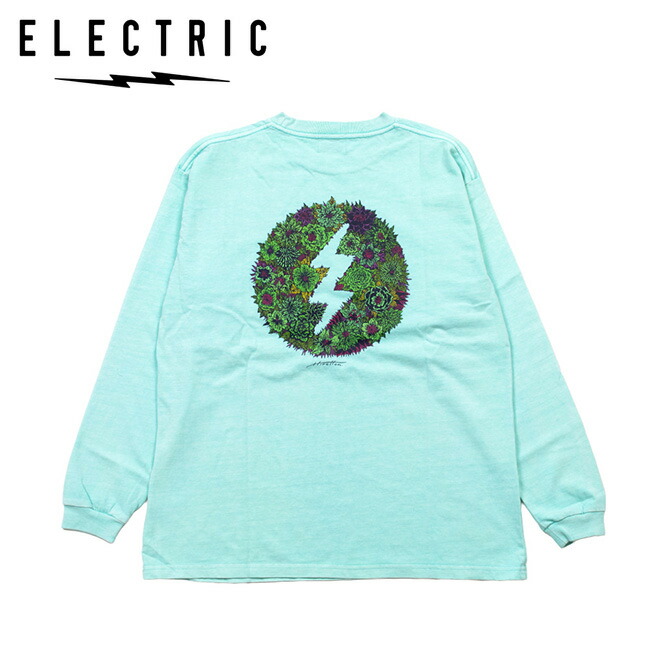 【4/4 20:00～4/10 23:59限定クーポン配布中】●ELECTRIC エレクトリック Botanical L/S Tee ボタニカルロングスリーブティー Pigment Mint E26ST19P 【 トップス 長袖 Tシャツ 綿 コットン キャンプ アウトドア 】【メール便・代引不可】 6,186円