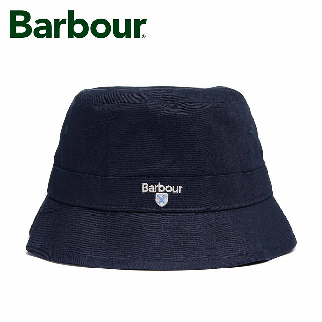 【4/4 20:00~4/10 23:59限定クーポン配布中】●Barbour バブアー Cascade Bucket Hat カスケードバケットハット Navy MHA0615 【 バケハ 帽子 コットン キャンプ アウトドア 】【メール便・代引不可】