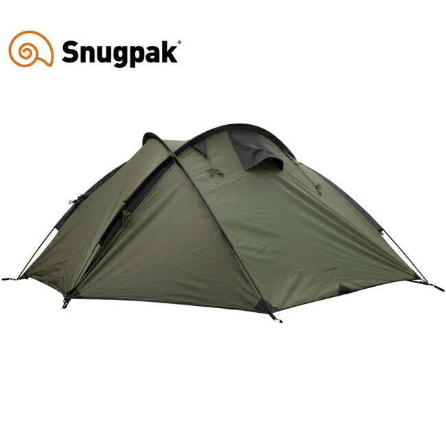 【4/4 20:00~4/10 23:59限定クーポン配布中】●Snugpak スナグパック バンカー_AP オリーブ SP18842OL 【 テント ドーム型 コンパクト 3人用 キャンプ アウトドア 】