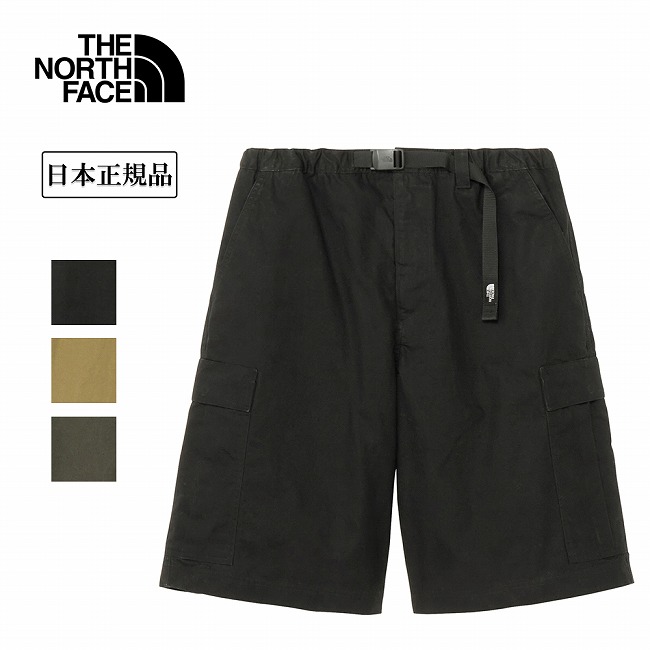 【14日20時～17日9時59分まで使用可能なクーポン配布中】●THE NORTH FACE ザ・ノース・フェイス Rock Steady Cargo Short ロックステディカーゴショーツ NB42633 【 ボトムス ショートパンツ 撥水 吸湿 放湿 綿 コットン キャンプ アウトドア 】