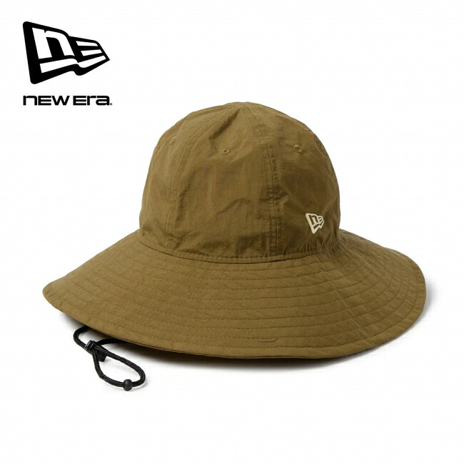 ●NEWERA ニューエラ エクスプローラー ワイドブリム ナイロン モスグリーン 14744704 【 帽子 ハット 日よけ アウトドア ユニセックス 速乾 撥水 】