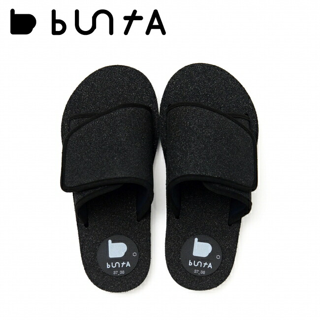 クーポン配布●buntA ブンタ buntA slide ブンタスライド black 【 サンダル スリッパ ビーチ 海 アクティビティ キャンプ アウトドア 】｜Highball