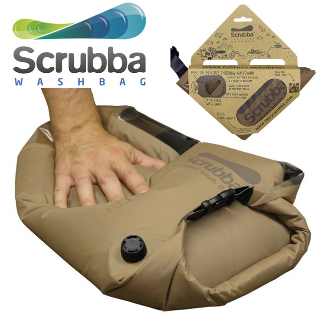 【4/4 20:00～4/10 23:59限定クーポン配布中】●Scrubba スクラバ Tactical Wash Bag タクティカルウォッシュバッグコヨーテ/SU002-2/世界最小洗濯機【メール便・代引き不可】 6,353円