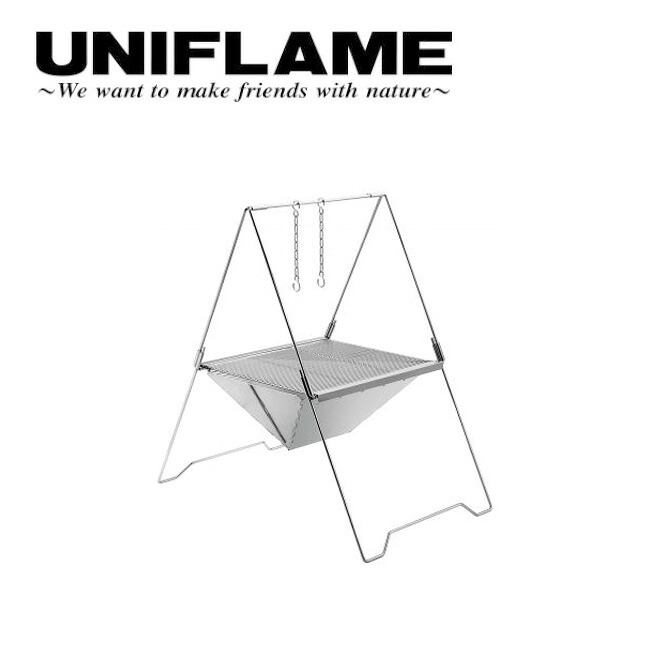 クーポン配布●UNIFLAME ユニフレーム 焚き火ベース 450 682951 【アウトドア キャンプ 焚火】|Highball