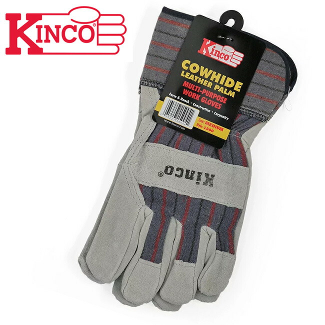 【楽天市場】 Kinco Gloves キンコグローブ Cowhide Leather Palm 1500M 【アウトドア ガーデニング