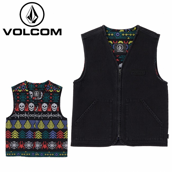 ●VOLCOM ボルコム Skate Vitals Collin Provost Vest スケートバイタルズコリンプロヴォストベスト A1842300 【 アウター 防寒 キャンプ アウトドア 】