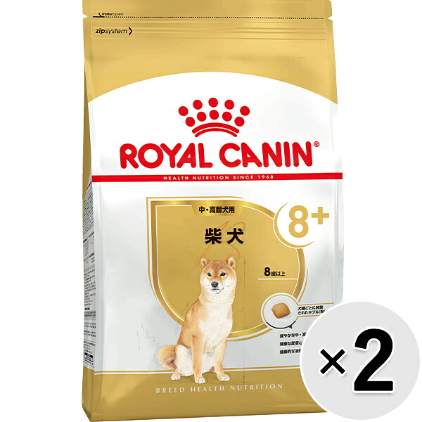 【セット販売】ロイヤルカナン ブリード ヘルス ニュートリション 柴犬 中・高齢犬用 8歳以上 3kg×2コ〔26020528dd〕〔26030524dd〕