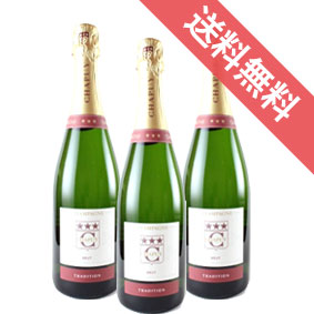 シャピュイ　ブリュット・トラディション　ハーフボトル 3本セット Chapuy Brut Tradition シャピュイ/フランス/シャンパーニュ/シャンパン/辛口/ 375ml × 3 【ハーフS】【 販売 通販】【まとめ買い 業務用 にも！】