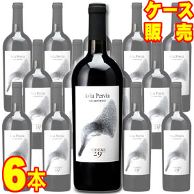 アヴィア ペルヴィア プリミティーヴォ 750ml 6本セット　ケース販売【正規品・取り寄せ品】ポデーレ29 イタリアワイン/赤ワイン/フルボディ/重口/ 750ml × 6 【まとめ買い】【ケース売り】【業務用】【稲葉】