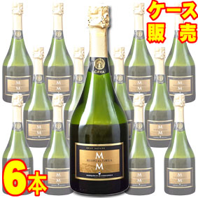 カバ レセルバ デ ラ ファミリア ブルット ナトゥレ 750ml 6本セット　ケース販売【正規品・取り寄せ品】マス デ モニストロル スペインワイン/スパークリングワイン/辛口/ 750ml &times; 6 【まとめ買い】【ケース売り】【業務用】【稲葉】｜ヒグチワイン Higuchi Wine 9,919円