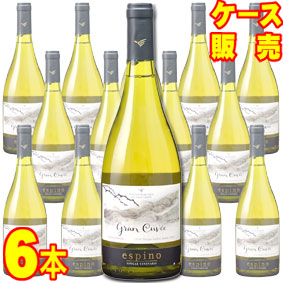 エスピノ グラン キュヴェ シャルドネ 750ml 6本セット ケース販売【正規品・取り寄せ品】 ウィリアム フェーヴル チリワイン/白ワイン/辛口/ 750ml × 6 【まとめ買い】【ケース売り】【業務用】【稲葉】|ヒグチワイン Higuchi Wine