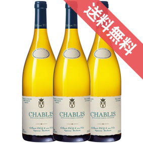 シャブリ 750ml 3本セット　ケース販売【正規品・取り寄せ品】ジルベール ピク エ セ フィス フランスワイン/シャブリ/白ワイン/辛口/ 750ml &times; 3 【まとめ買い】【ケース売り】【業務用】【稲葉】｜ヒグチワイン Higuchi Wine 9,475円