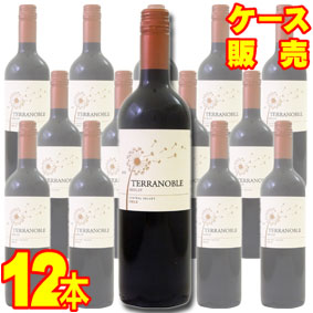 テラノブレ　メルロ（ＳＣ）12本セット・ケース販売 【正規品・取り寄せ品】TERRANOBLE　CABERNET MERLOT チリ/チリワイン/赤ワイン/ミディアムボディ/中口/ 750ml &times; 12 【まとめ買い】【ケース売り】【業務用】【飯田】｜ヒグチワイン Higuchi Wine