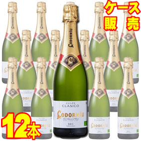 コドーニュ クラシコ セコ 375ml ハーフ ボトル 12本セット ケース販売 【正規品・取り寄せ品】 スペインワイン/ 375ml × 12 1/2 【カバ】【まとめ買い】【業務用】【カヴァ】【コドニュー】【ペネデス】【スパークリングワイン】【シャンパン】 【コドルニウ】